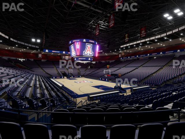 McKale Center - Section Lower 23 Seat View