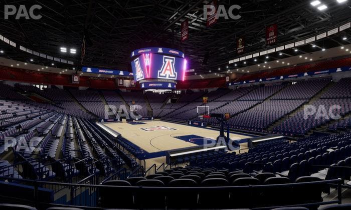 McKale Center - Section Lower 23 Seat View