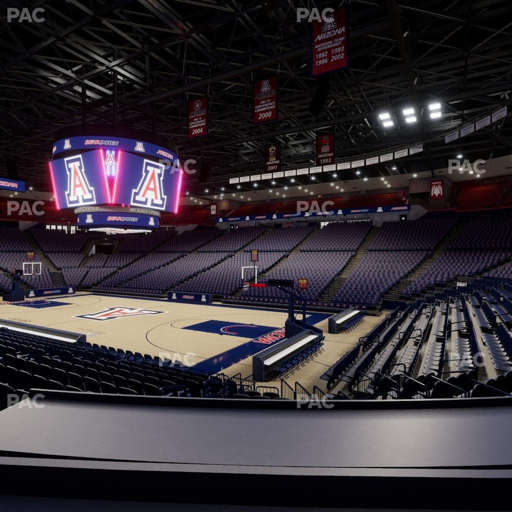 McKale Center - Section Lower 24 Seat View