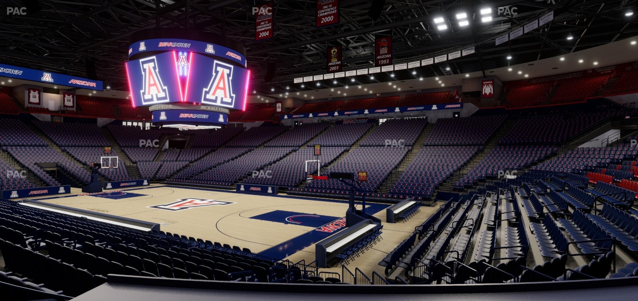 McKale Center - Section Lower 24 Seat View
