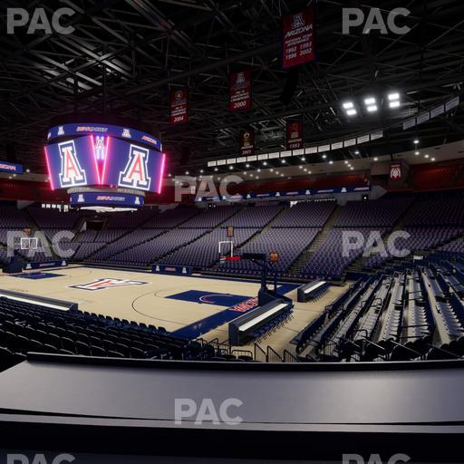 McKale Center - Section Lower 24 Seat View