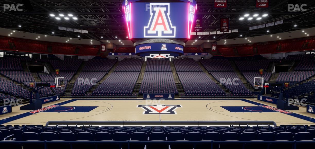 McKale Center - Section Lower 3 Seat View