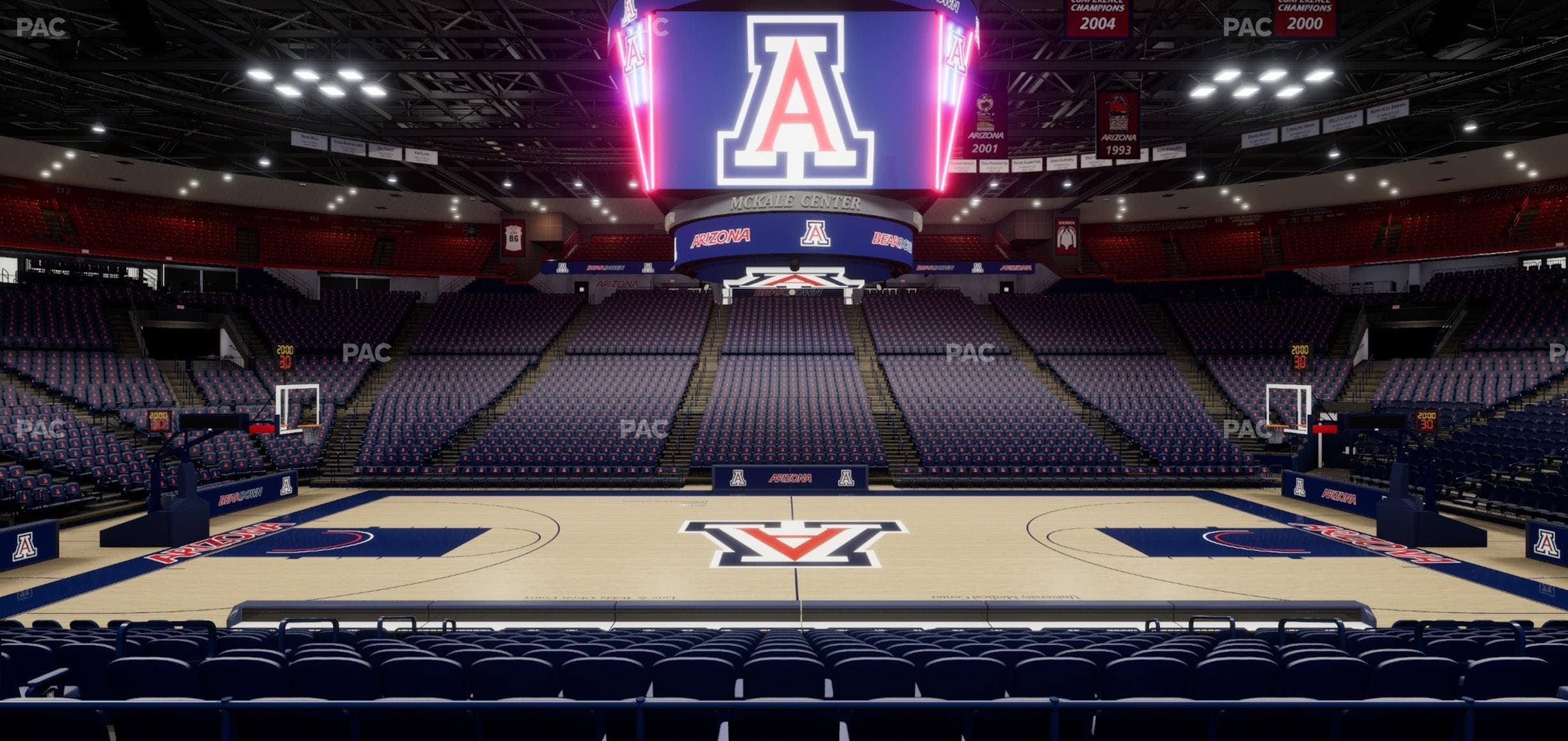 McKale Center - Section Lower 3 Seat View