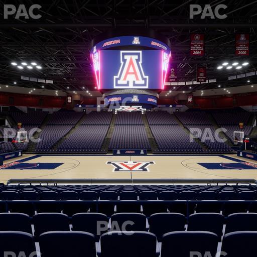 McKale Center - Section Lower 3 Seat View