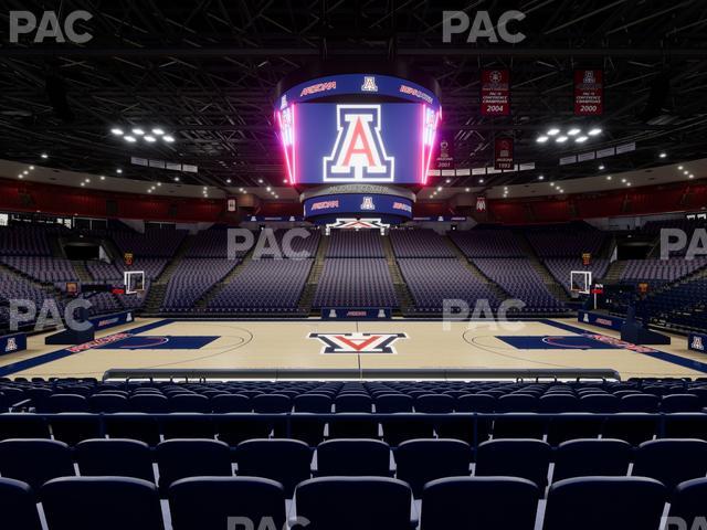 McKale Center - Section Lower 3 Seat View