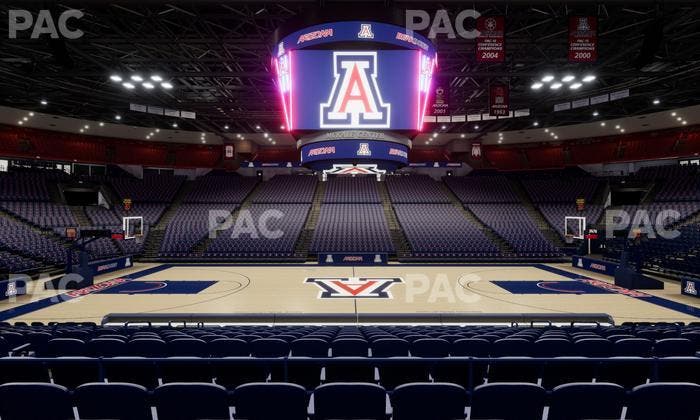 McKale Center - Section Lower 3 Seat View