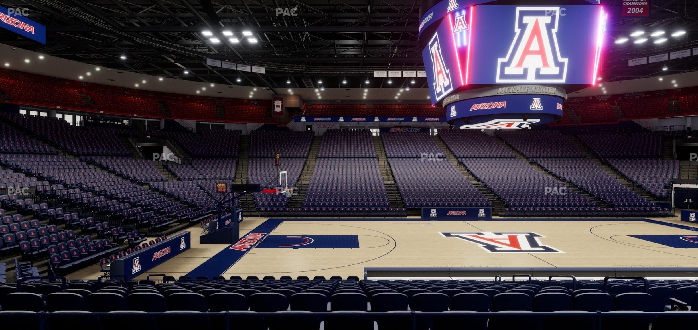 McKale Center - Section Lower 4 Seat View