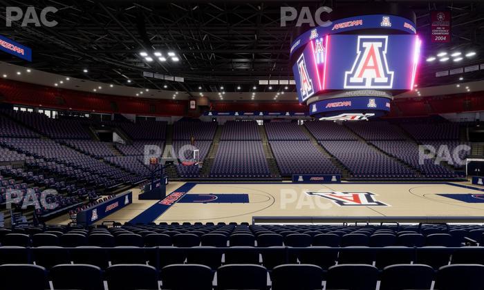 McKale Center - Section Lower 4 Seat View