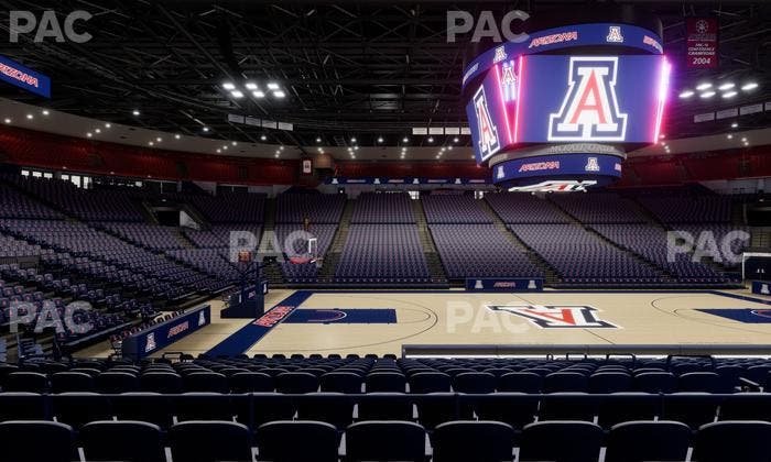 McKale Center - Section Lower 4 Seat View
