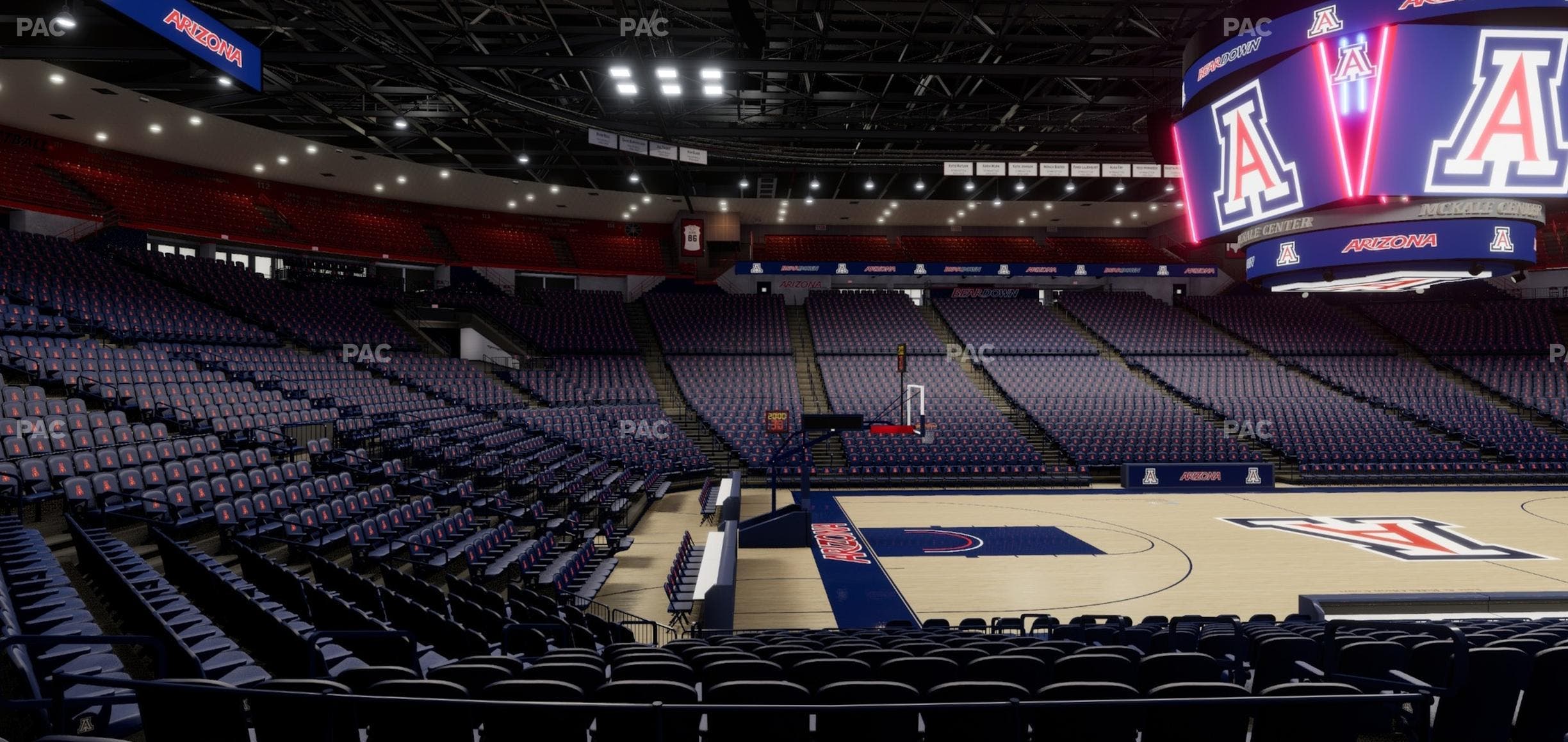 McKale Center - Section Lower 5 Seat View