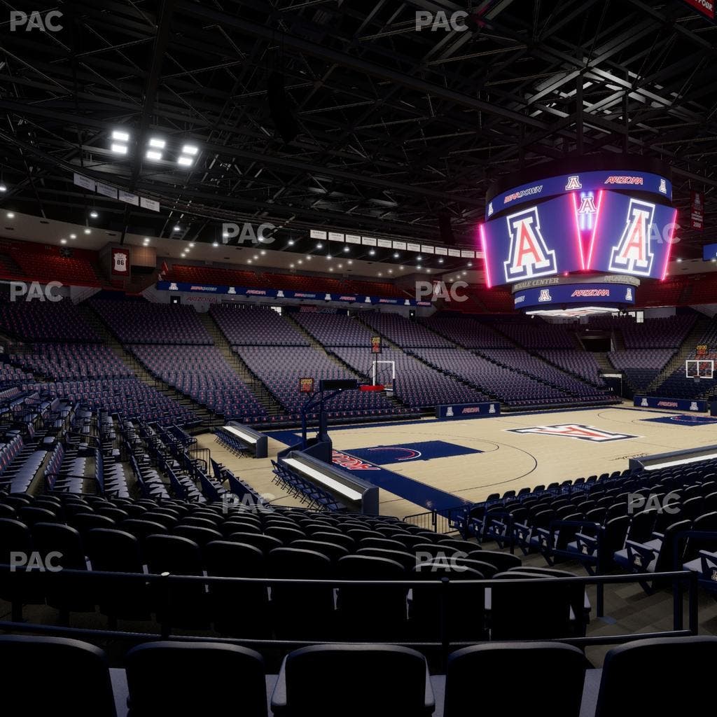McKale Center - Section Lower 6 Seat View