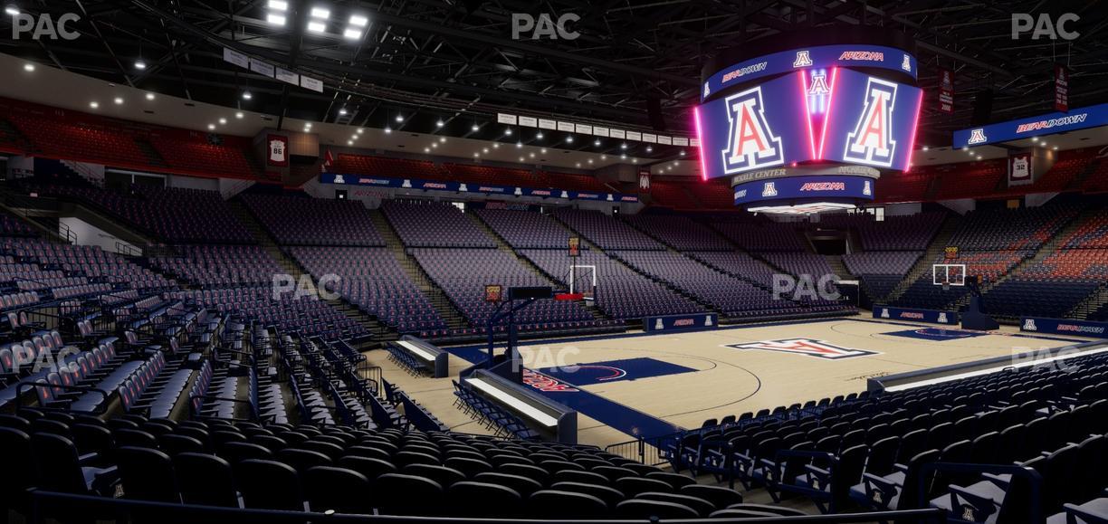 McKale Center - Section Lower 6 Seat View