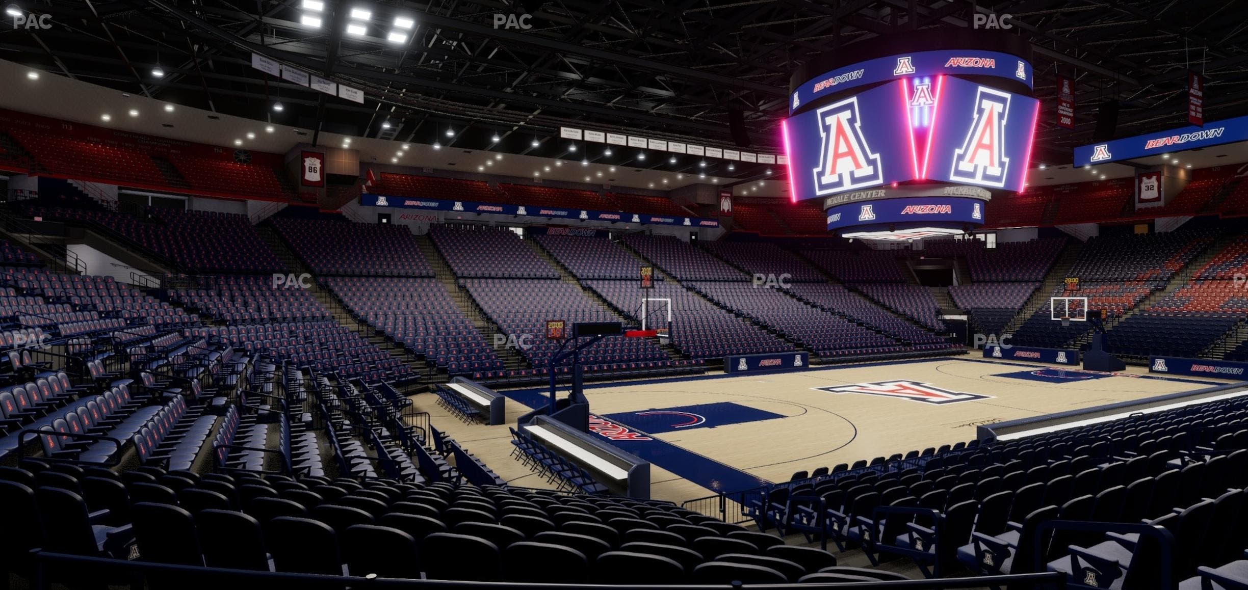 McKale Center - Section Lower 6 Seat View