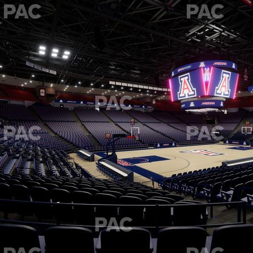 McKale Center - Section Lower 6 Seat View