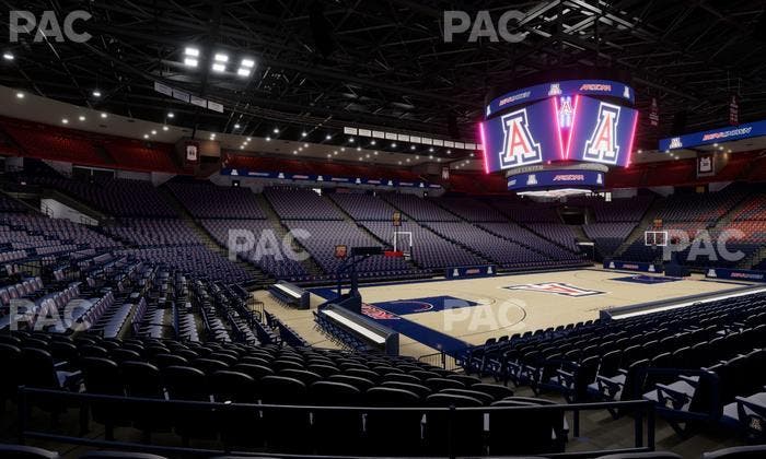 McKale Center - Section Lower 6 Seat View