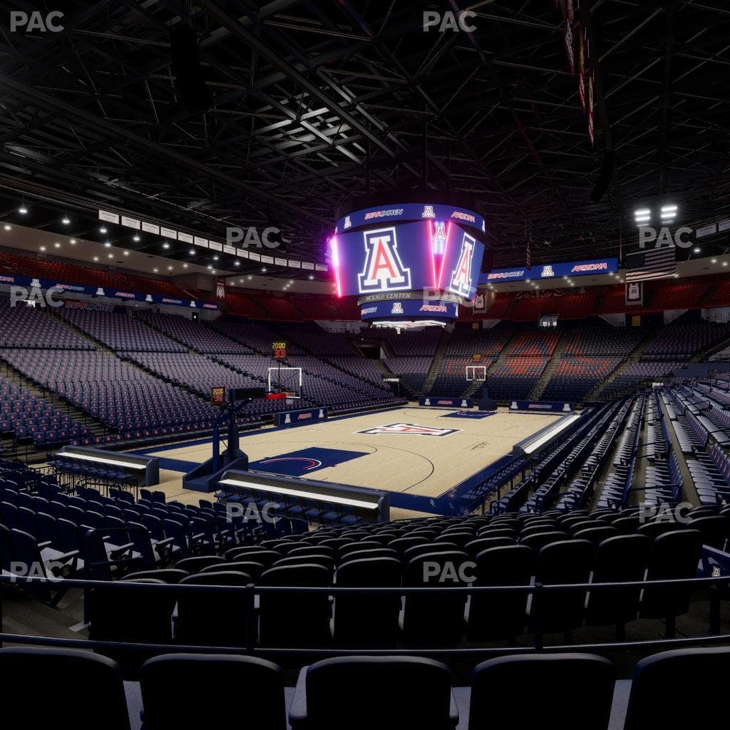 McKale Center - Section Lower 7 Seat View