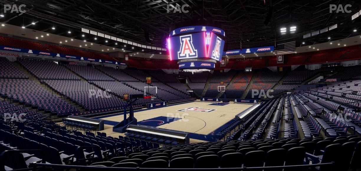 McKale Center - Section Lower 7 Seat View