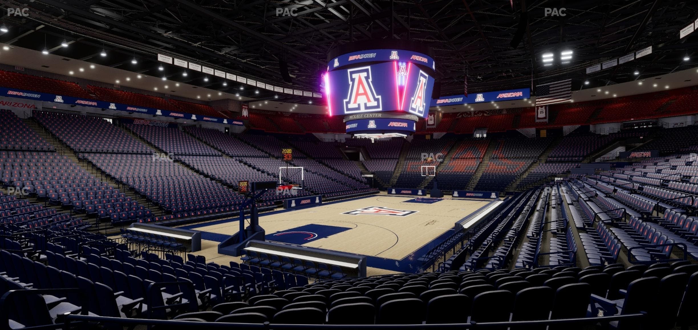 McKale Center - Section Lower 7 Seat View
