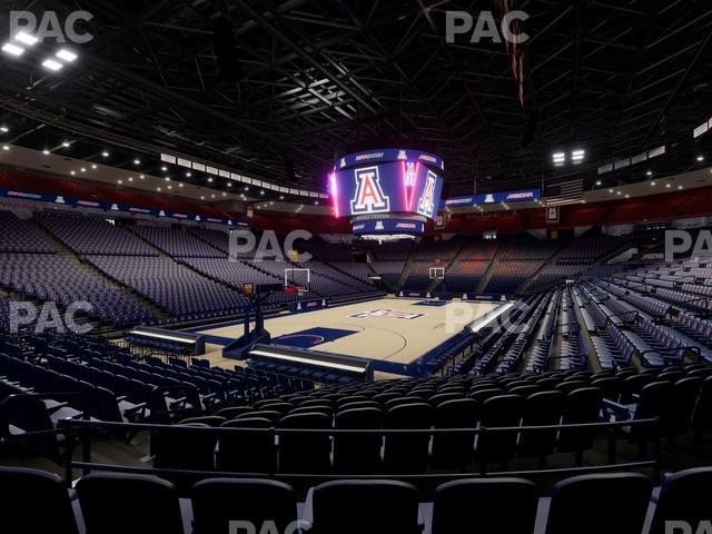McKale Center - Section Lower 7 Seat View