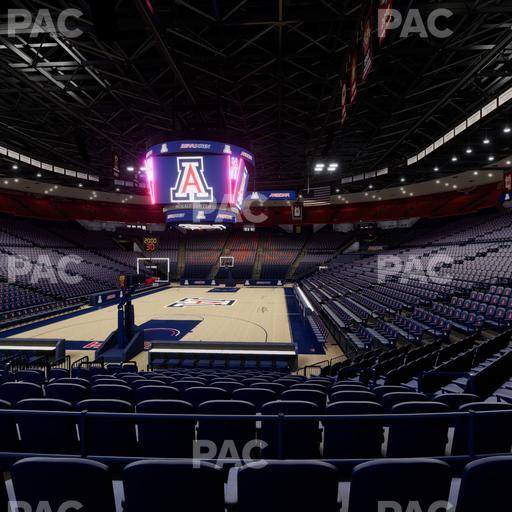 McKale Center - Section Lower 8 Seat View
