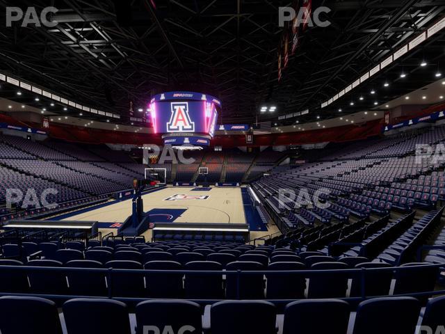 McKale Center - Section Lower 8 Seat View