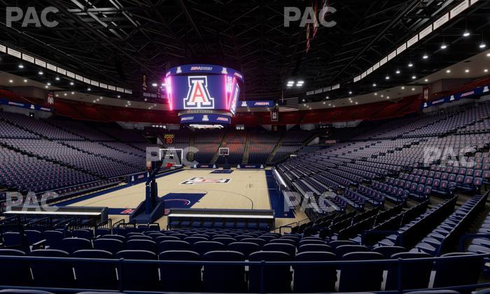 McKale Center - Section Lower 8 Seat View