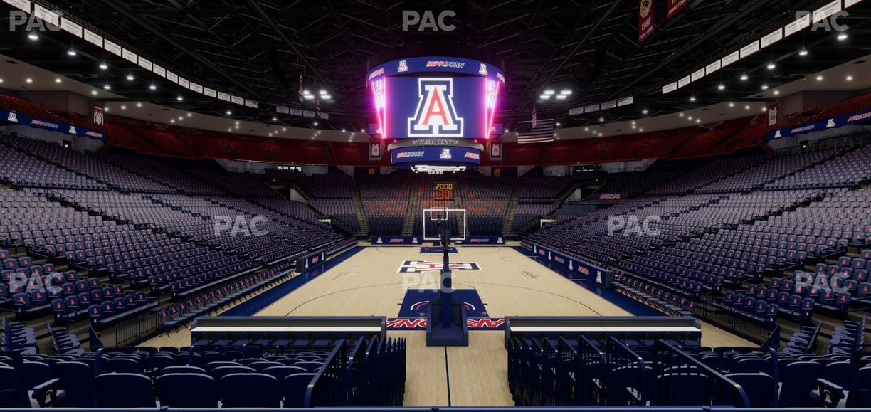 McKale Center - Section Lower 9 Seat View