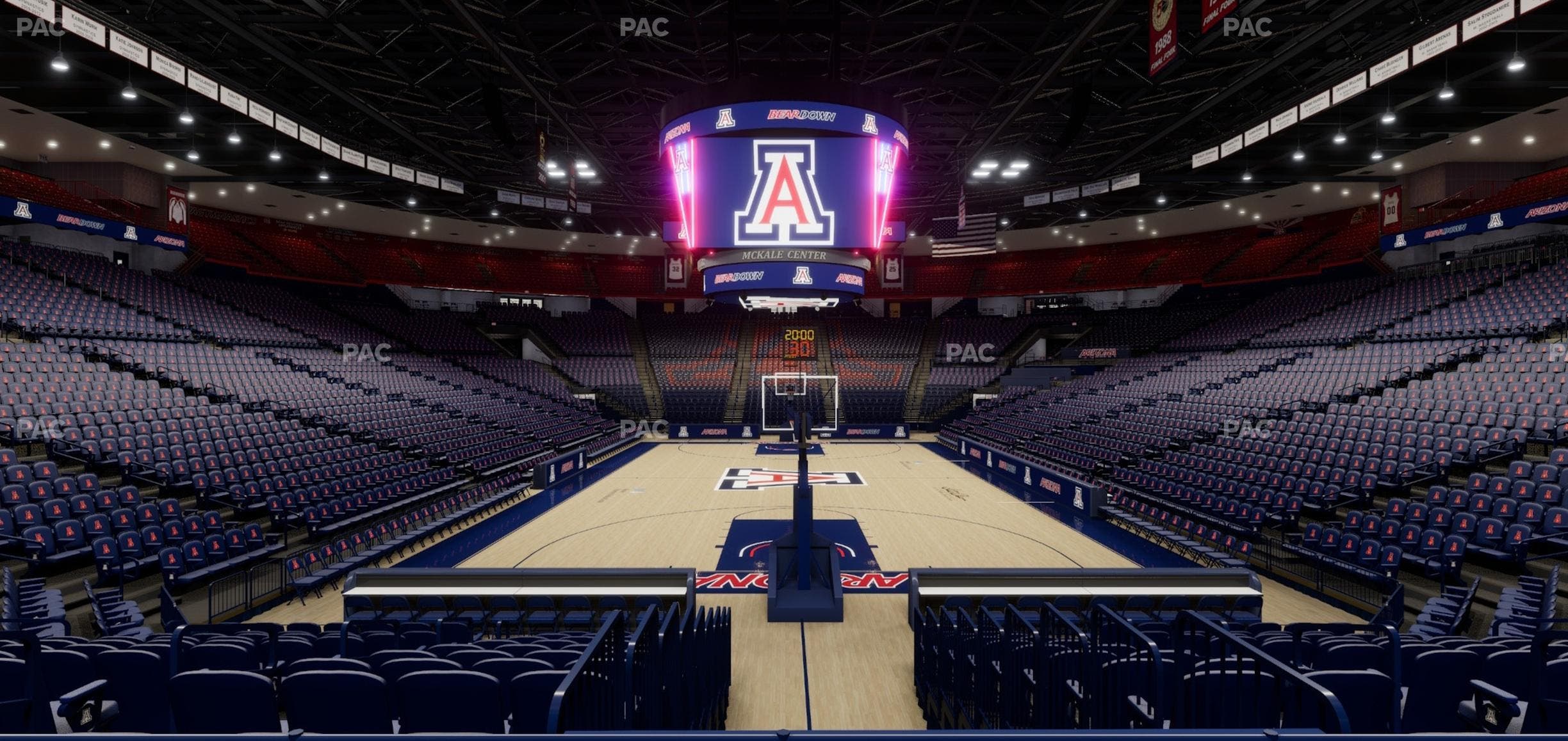 McKale Center - Section Lower 9 Seat View