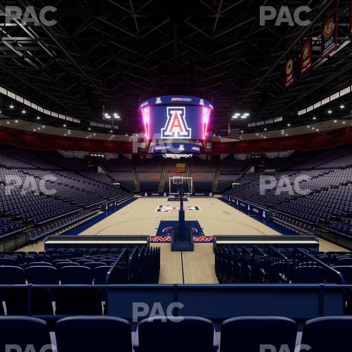 McKale Center - Section Lower 9 Seat View