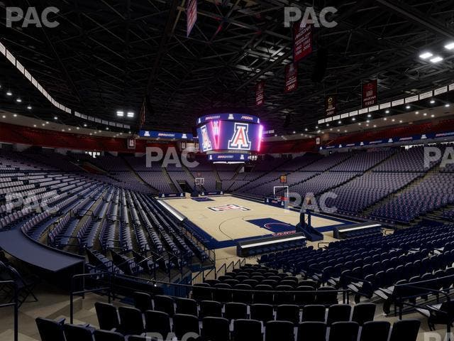 McKale Center - Section Lower W 23 Seat View