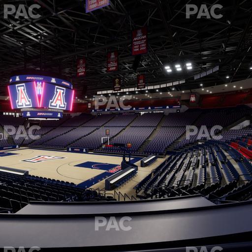 McKale Center - Section Lower W 24 Seat View
