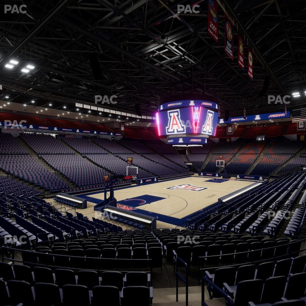 McKale Center - Section Lower W 7 Seat View