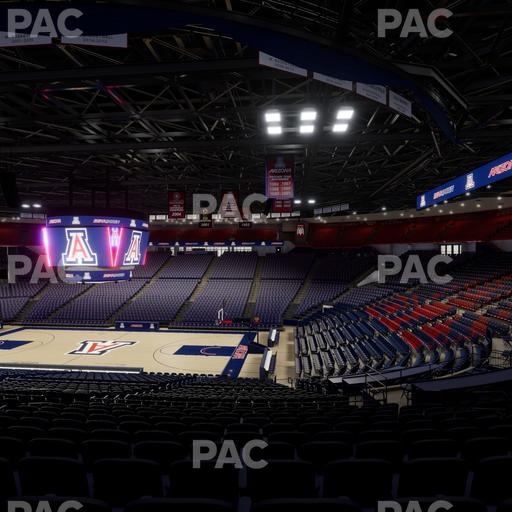 McKale Center - Section Middle 1 Seat View