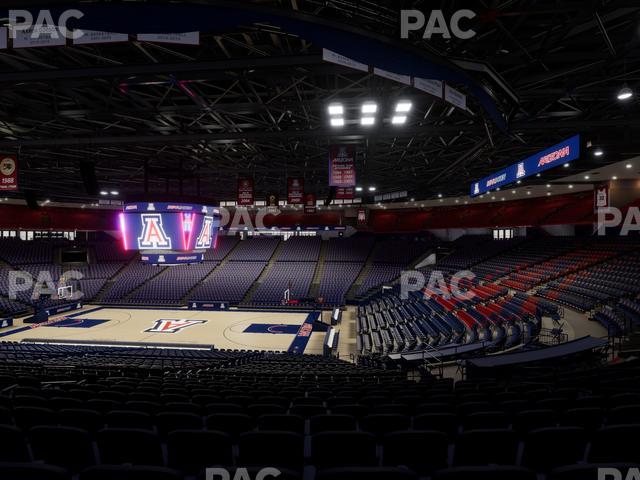 McKale Center - Section Middle 1 Seat View