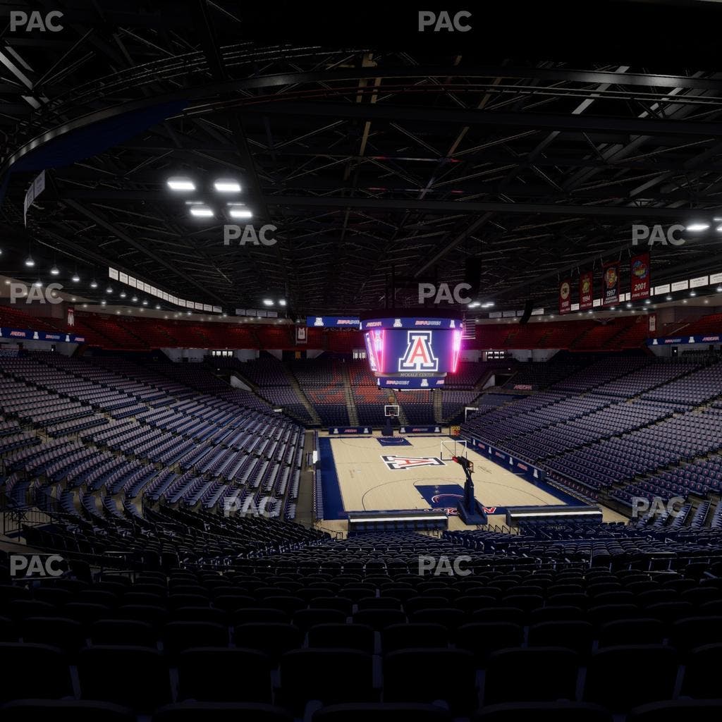 McKale Center - Section Middle 10 Seat View