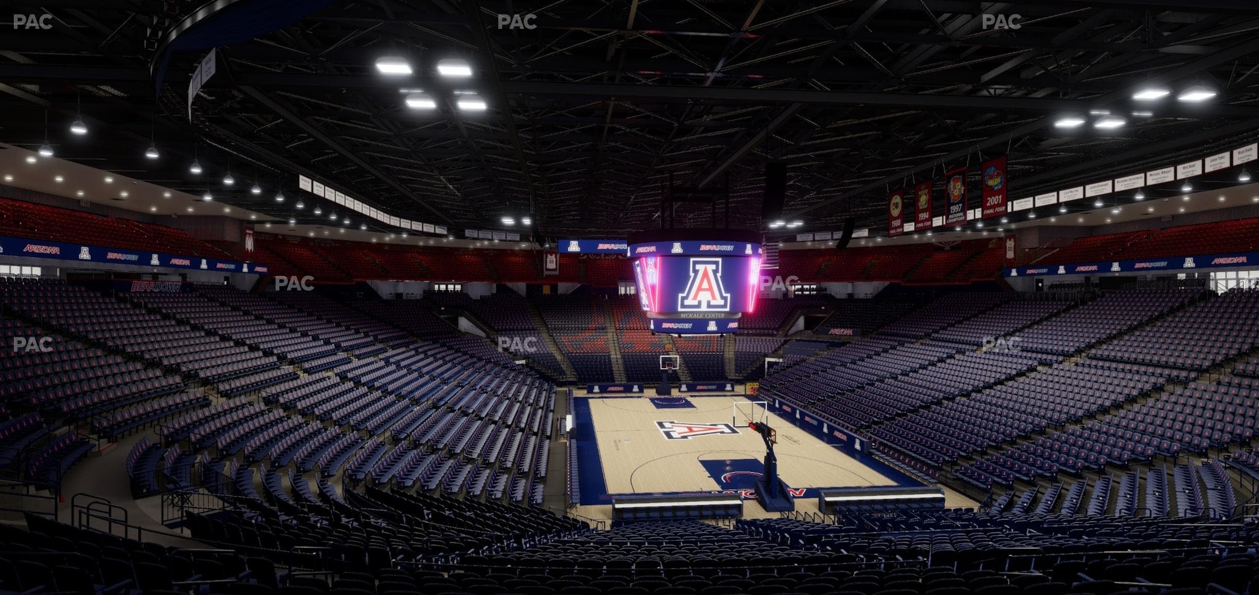 McKale Center - Section Middle 10 Seat View