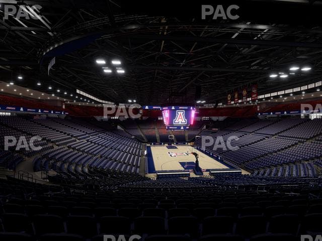 McKale Center - Section Middle 10 Seat View