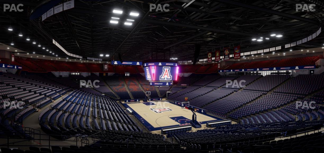 McKale Center - Section Middle 11 Seat View