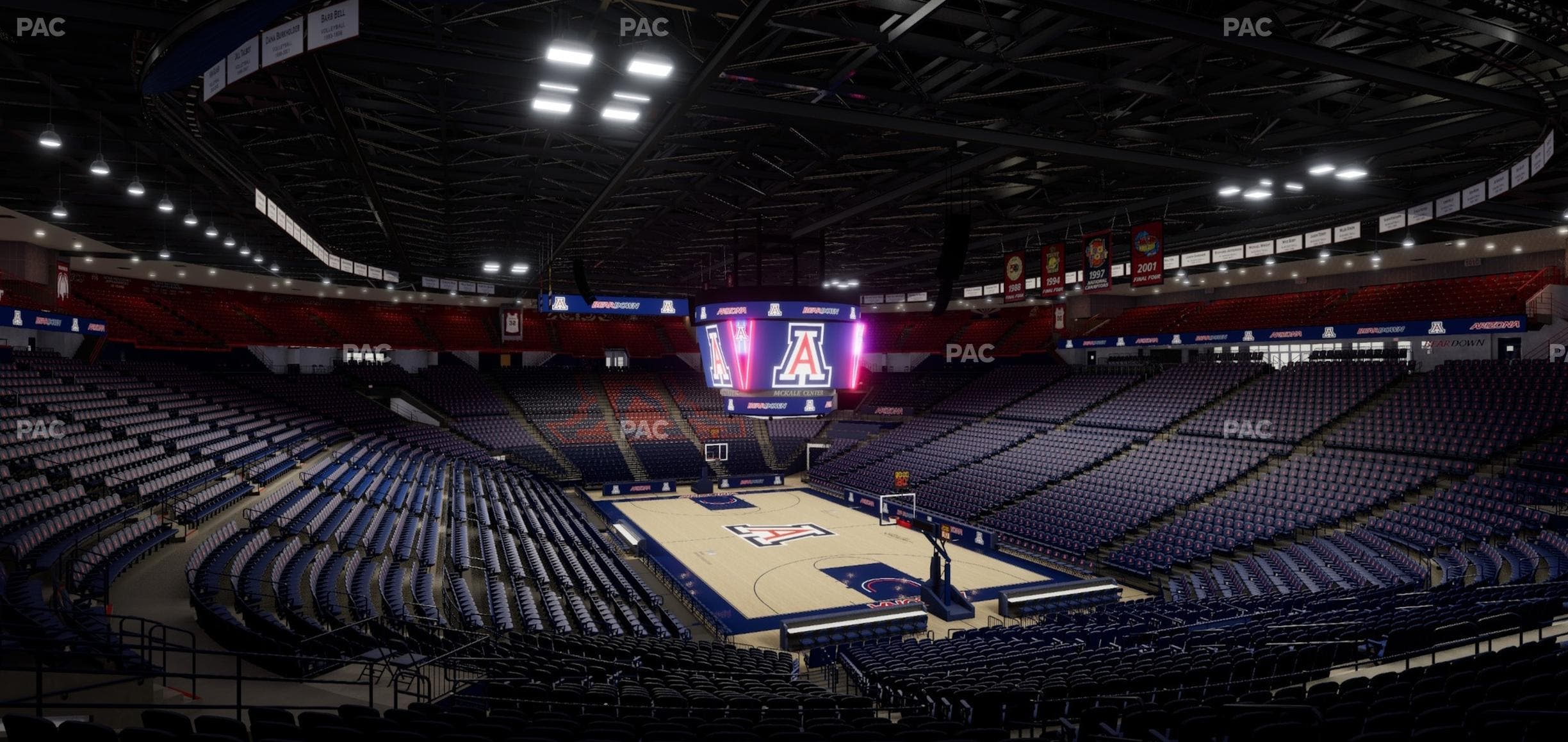 McKale Center - Section Middle 11 Seat View