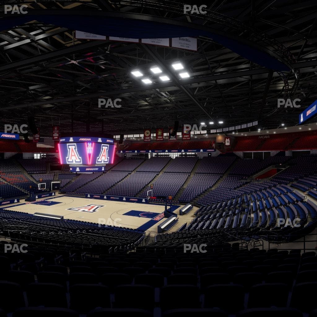 McKale Center - Section Middle 12 Seat View