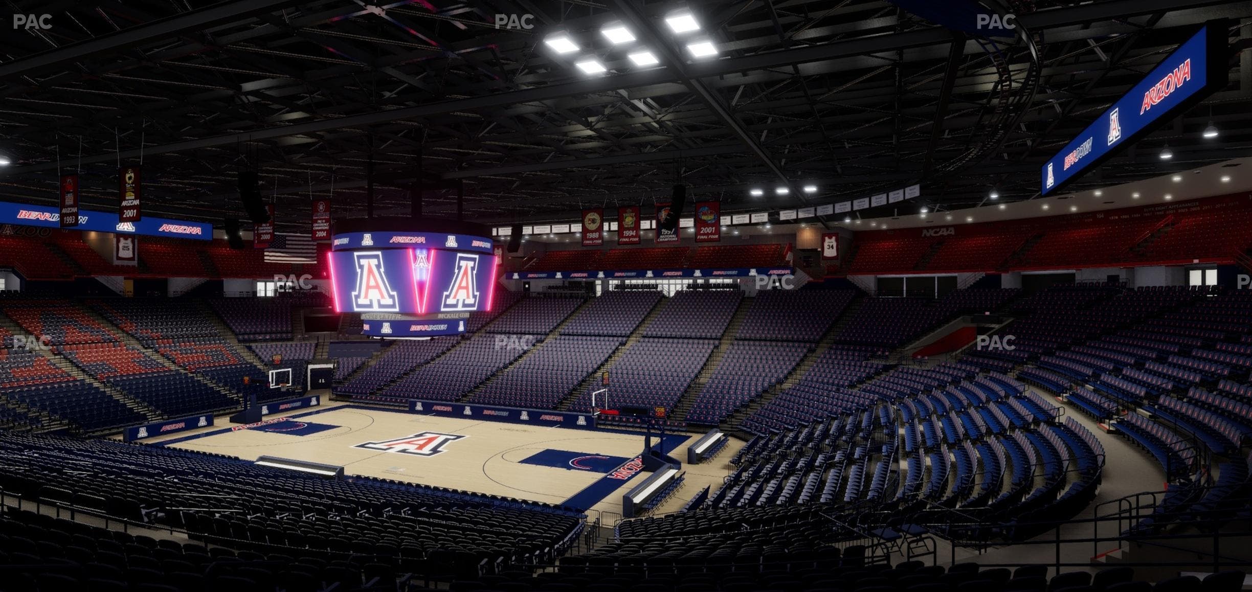 McKale Center - Section Middle 12 Seat View