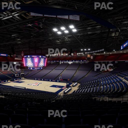 McKale Center - Section Middle 12 Seat View