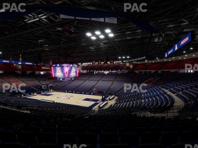 McKale Center - Section Middle 12 Seat View