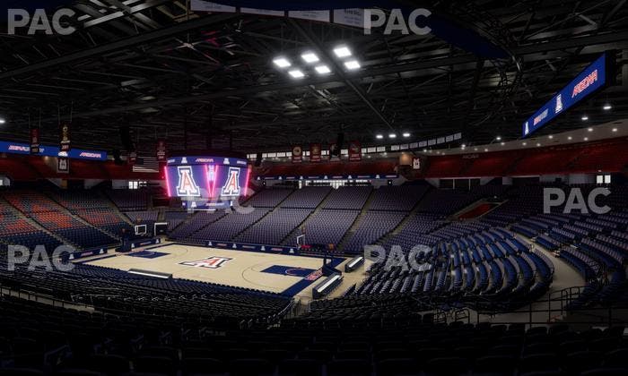 McKale Center - Section Middle 12 Seat View