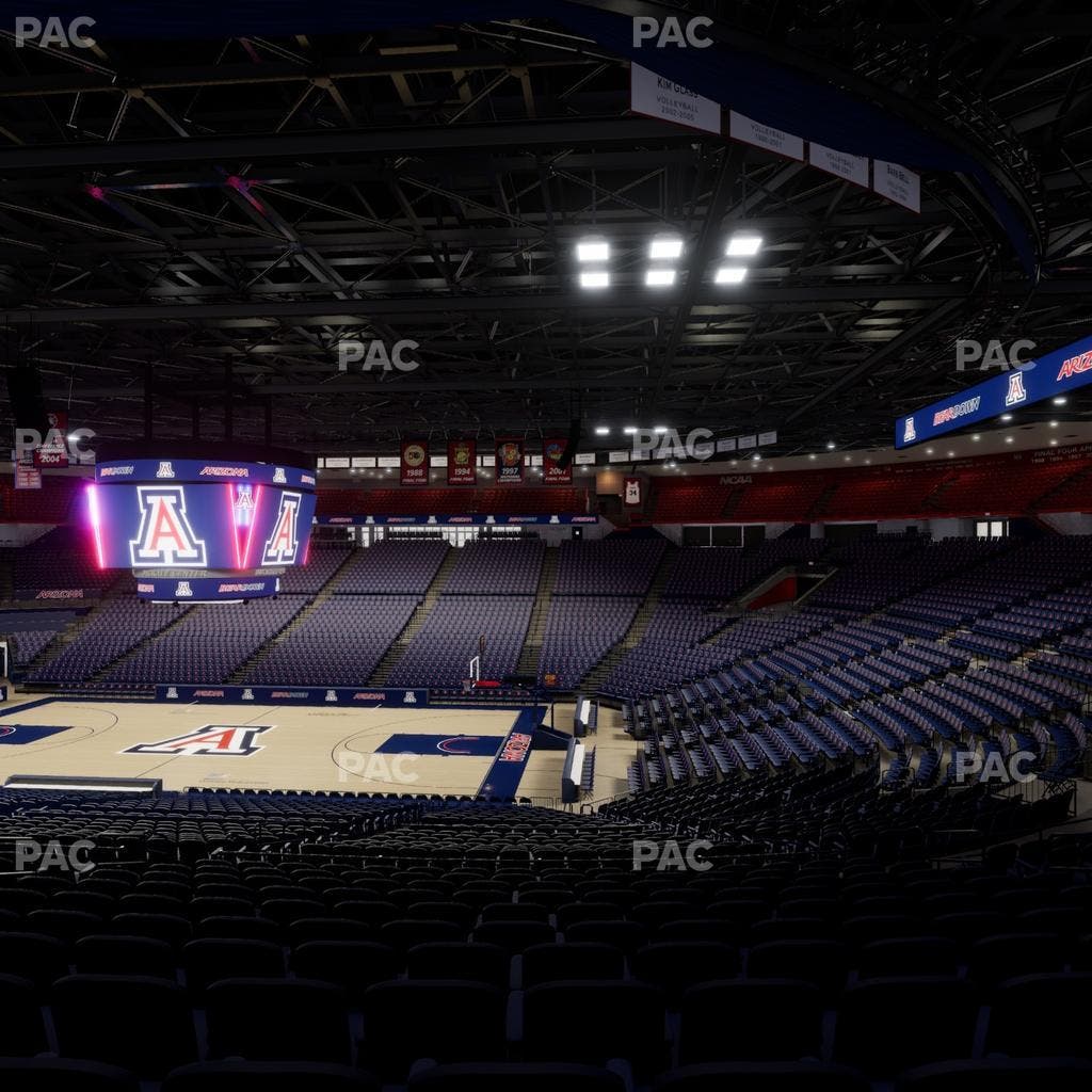 McKale Center - Section Middle 13 Seat View