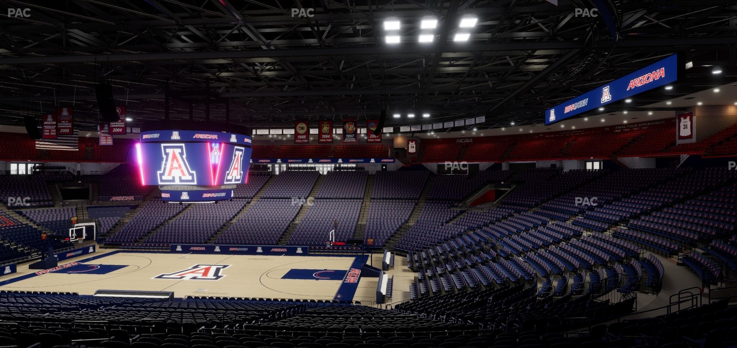 McKale Center - Section Middle 13 Seat View