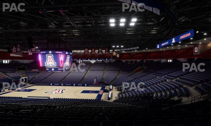 McKale Center - Section Middle 13 Seat View