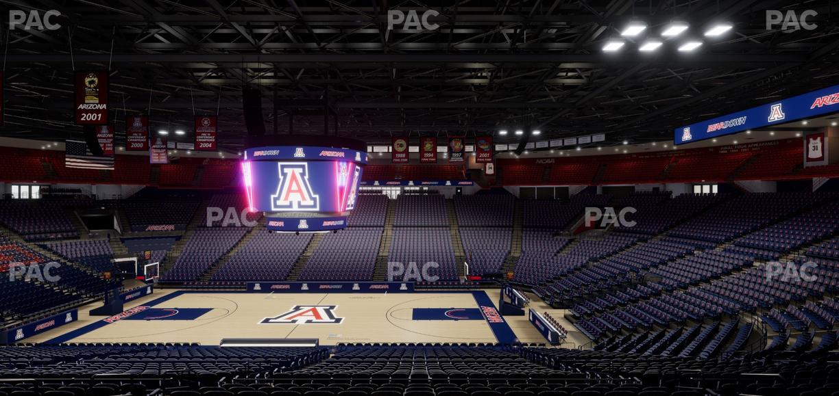 McKale Center - Section Middle 14 Seat View