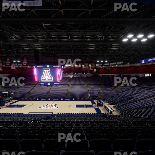 McKale Center - Section Middle 14 Seat View