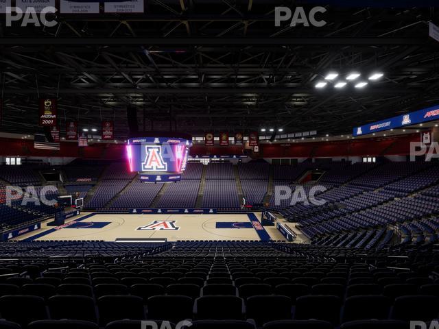 McKale Center - Section Middle 14 Seat View